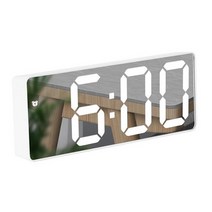 키밍 LED 탁상 전자시계, 화이트