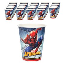 마블 스파이더맨 오리지널 종이 파티컵 290ml, 1박스