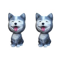 블럭마트 차량용 강아지 흔들인형 2p, type4