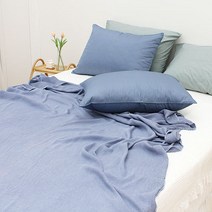 에피소드1 요루풍기인견 피그먼트 차르르 홑이불, 네이비