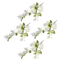 블럭마트 조화 11송이 목련꽃 4p, 화이트