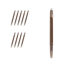 파이롯트 프릭션 볼 슬림 볼펜 0.38mm LFBS-18UF, 브라운, 10개