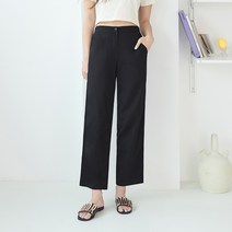 진마니아 여성용 코지 린넨 뒷밴딩 와이드 팬츠 WJU-651