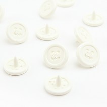썬그립 유니크 티단추 11mm, 아이보리, 40개