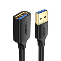 유그린 순동 USB 3.0 고속 연장케이블 연장선, 1개, 1m