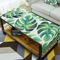 블럭마트 북유럽 린넨 식탁보 TV 캐비닛 테이블 커버, TYPE 3, 60 x 150 cm