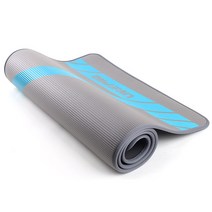 리브프로 NBR 와이드 스포츠매트, 다크그레이 + 블루