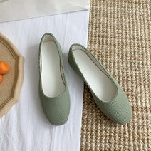 올나인 빅사이즈 코듀로이 플랫슈즈