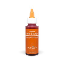 셰프마스터 리쿠아젤 식용색소 네온 브라이트 오렌지, 65g, 1개