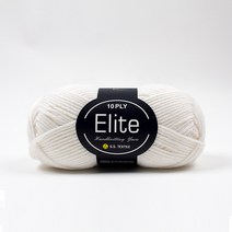 엘리트 뜨개실 4p, 1001 흰색