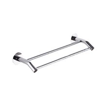 아리코 스테인레스 심플 2단 수건 걸이 50cm, 1개