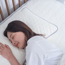 생활백서 냉감 라텍스 쿨패드 + 베개커버 2p, 화이트