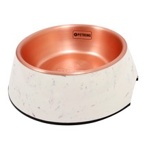 펫트롱 반려동물 대리석 패턴 볼 식기 PTR465 L, 혼합색상, 1개