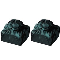 통샵 실크 홑 포장 보자기 130 x 130 cm, 청록(640), 2개