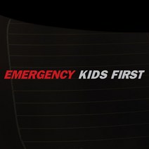 1AM 차량용 스티커 10 EM KIDS 라인, 레드, 1개
