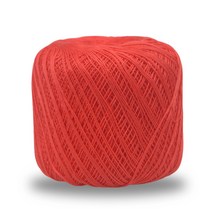 미소털실 파이스타 레이스 뜨개실 50g, 504 레드, 1개