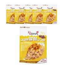 참좋은간식 그대로 말랑 큐브타입 강아지 간식 250g, 고구마, 6개