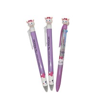 디즈니 마리 마스코트 단색 볼펜 0.5mm 2p + 3색 0.5mm 세트 C, 단색(블랙), 3색(블랙, 레드, 블루), 1세트