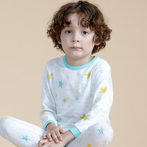 보누맘 아동용 하늘과별 9부 쟈가드 상하의 세트