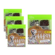 이지피아 이지툭툭블럭 공룡만들기 티라노사우르스 4p, 혼합색상