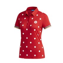 아디다스 여성용 클라이마쿨 반팔 셔츠 CV8770