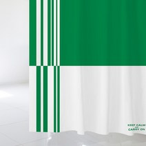 수풀 북유럽 스타일 샤워커튼 sc799 S 1520 x 1880 mm + 플라스틱 고리, 1세트