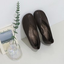 제이슈 여성용 천연양가죽 수제화 심플캐주얼 컴포트 단화