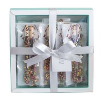 민트윗창상자 4p + 주자리본은색 1.5cm 4p + 메르시택 4p, 혼합색상, 1세트