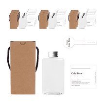 통통납작 공병 300ml + 알루미늄캡 실버 + 전용박스 통통 300-1C + 클래식콜드브루 스티커 + 봉인스티커, 10세트