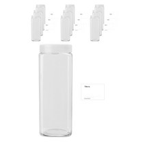 사각 잡곡통 1200ml x 10p + 반투명캡 10p + 네임스티커 S 10p, 혼합색상