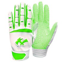 나인 헥사곤 배팅장갑 75FR 양손착용, 형광화이트