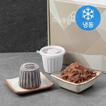스노우빙홈 다크초코 블록 (냉동), 140g, 6개