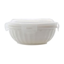 마일드 화이트 캔디 밀폐찬통 특대 4호, 1개, 용기 + 뚜껑