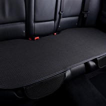 인더카 차량용 2열 뒷좌석 에어매쉬방석, 블랙, 1개