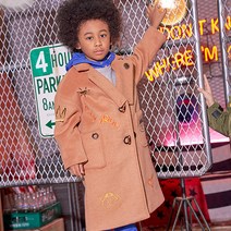 디망쉬키즈 아베끄뚜아 아동용 피기드림 오버핏 코트