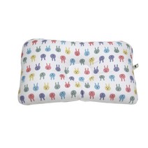 허니파스텔 유아용 3D 에어매쉬 짱구베개, 레인보우레빗