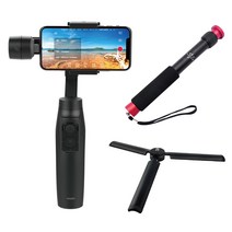 MOZA 미니미 무선 충전 스마트폰 짐벌 셀카봉 + 연장봉 + 에어삼각대