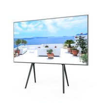 HYB 플로어 TV 스탠드 거치대 190cm, ST1446B(블랙)
