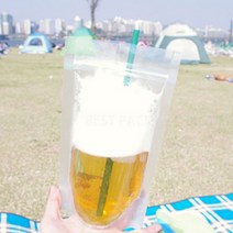 스탠드형 테이크아웃용 지퍼비닐 15호, 1개, 100개