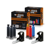 원더 호환잉크 리필킷 캐논 MX377 397 477 527 457 프린터 호환 PG740 CL741 PG740XL CL741XL, 검정, 칼라, 1세트