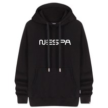 네스파 남여공용 빅사이즈 폰트 기모 후드티 SIA_0307