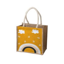 알럽홈 일본식 캔버스 도시락가방 가을 구름, 1개