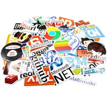 캐리어스티커 노트북 리모와 스트릿 50종 세트 세계웹사이트, 혼합색상, 1세트