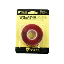 포레스 고급형 양면 폼테이프 투명 24mm x 2m, 1개