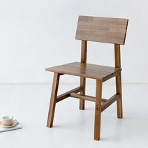 마켓비 TANG 아카시아 45 원목 의자, 브라운