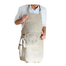 윰스 폴리 앞포켓 앞치마, 베이지, 1개