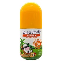 스노우버디 뿌리는 어린이 선밀크 SPF50+ PA++++, 1개, 75ml