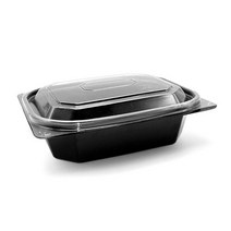 24 1칸 반찬 용기 중 검정, 1개입, 100개