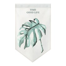 콩 케이리빙홈 내츄럴 포인트 플래그 커튼