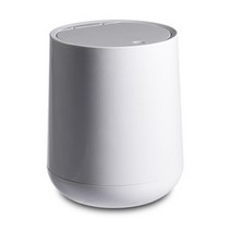 원터치 라운드 미니 휴지통 2L, 그레이, 1개